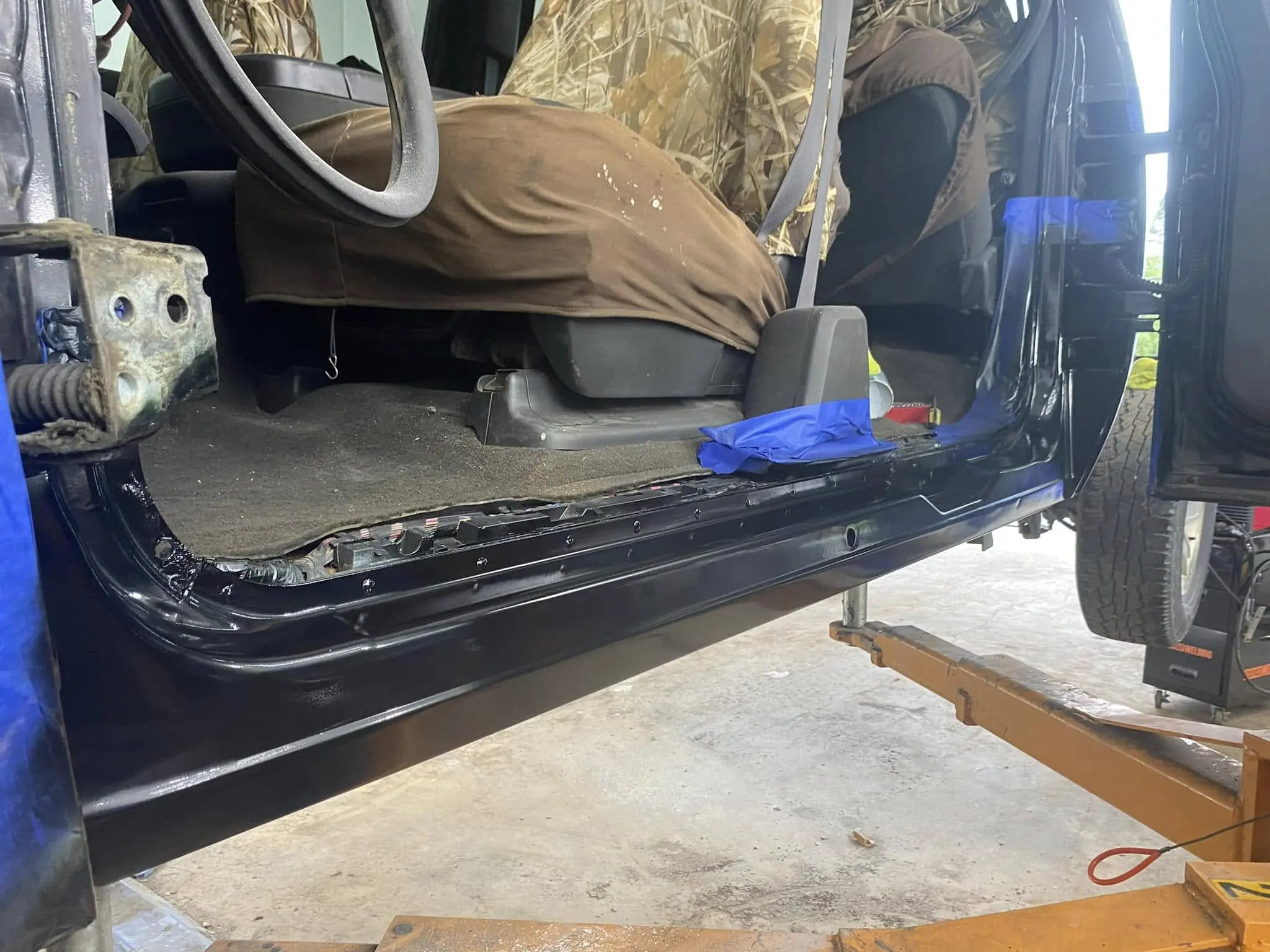 After picture Rocker Panel Rust Repair services at Reflections Auto Care in Auburn Maine